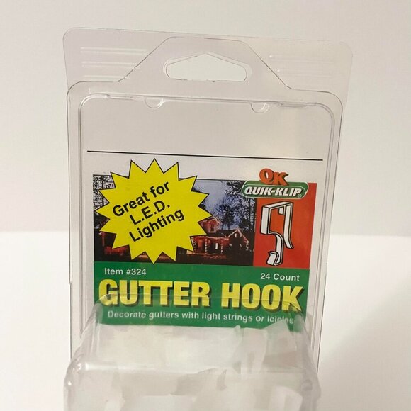 QK Quik Klip Gutter Hooks 24 Count Item 324 - Picture 12 of 12